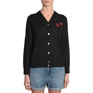 Marc By Marc Jacobs Sequin Cherry Cardigan
